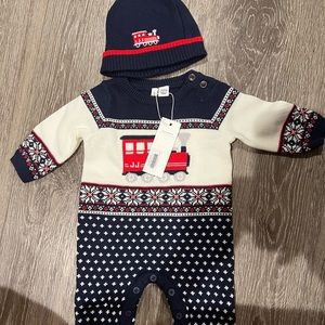 Janie and Jack one piece outfit with hat - brand new!